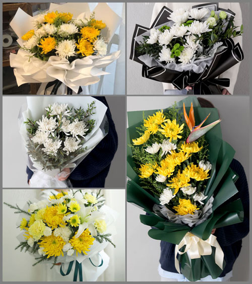 广东江门市开平市沙塘镇芙冈村白事花束代送