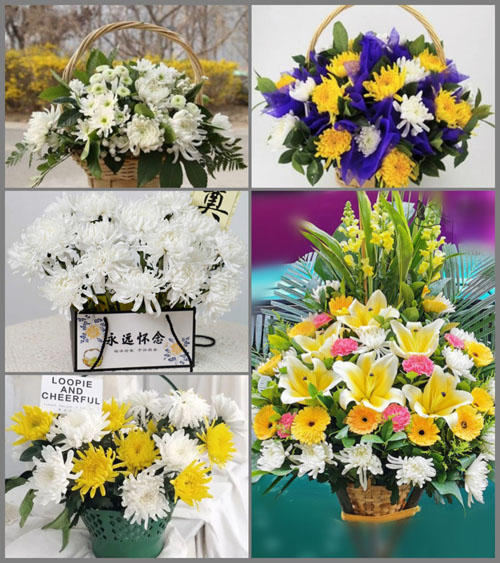 广东江门市开平市沙塘镇芙冈村白事提篮配送